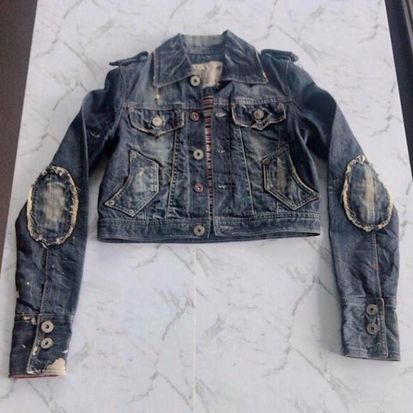 Jackets & Blazers - Gorgeous vintage denim mini crop jacket - size6(XS)